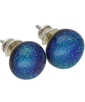 Srebrne kolczyki Murano 79 z niebieskim szkłem weneckim 925 (2).jpg